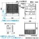 三菱 換気空清機 《ロスナイ&reg;》 準寒冷地・温暖地仕様 住宅用 12畳用 壁埋込30cm角穴取付タイプ 急速排気付タイプ ワイヤレスリモコンタイプ 換気空清機 《ロスナイ&reg;》 準寒冷地・温暖地仕様 住宅用 12畳用 壁埋込30cm角穴取付タイプ 急速排気付タイプ ワイヤレスリモコンタイプ VL-12RKH3 画像2