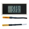 マザーツール デュアル表示温度モジュール 温度モニター用 サーミスタ式 測定範囲0〜90℃ MT-145