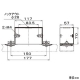 ネグロス電工 【販売終了】コンセントボックス 《ダクト》 ワイドタイプ DP3タイプ コンセントボックス 《ダクト》 ワイドタイプ DP3タイプ DBC3H 画像3
