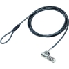 ELECOM セキュリティワイヤーロック ダイヤル錠タイプ NobleWedge互換スロット対応 ワイヤー径4.4mm×長さ2.0m ESL-403