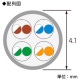 ELECOM LANケーブル スリムタイプ CAT7対応 ヨリ線 シールド付 長さ10m LANケーブル スリムタイプ CAT7対応 ヨリ線 シールド付 長さ10m LD-TWSS/BU10 画像2