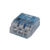 ニチフ クイックロック 差込形電線コネクター 極数:3 青透明 5個入 QLX3-05P