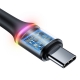 電材堂 【販売終了】USBケーブル USB-Type-C 急速充電対応 長さ0.5m ブラック USBケーブル USB-Type-C用 急速充電対応 長さ0.5m ブラック DCATGH-F01 画像3