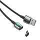電材堂 【販売終了】マグネットケーブル USB-Type-C 長さ1m ブラック マグネットケーブル USB-Type-C 長さ1m ブラック DCATXC-A01 画像1