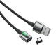電材堂 【販売終了】マグネットケーブル USB-Micro 長さ1m ブラック マグネットケーブル USB-Micro 長さ1m ブラック DCAMXC-A01 画像1