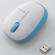 ELECOM ワイヤレスマウス 2.4GHz方式 BlueLED方式 Sサイズ 3ボタン ブルー M-BL20DBBU