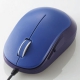 ELECOM 有線マウス 《EPRIMシリーズ》 BlueLED方式 Mサイズ 5ボタン ブルー M-Y9UBBU
