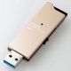 ELECOM スライド式USBメモリ 《FALDA》 USB3.0対応 16GB ゴールド MF-DAU3016GGD