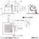 三菱 【生産完了品】ダクト用換気扇 天井埋込形 サニタリー用 低騒音形 プラスチックボディ 接続パイプφ100mm 埋込寸法180mm角 ダクト用換気扇 天井埋込形 サニタリー用 低騒音形 プラスチックボディ 接続パイプφ100mm 埋込寸法180mm角 VD-10ZC12 画像2