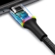 電材堂 【販売終了】USBケーブル データケーブルUSB for iP 2A 3m ブラック USBケーブル データケーブルUSB for iP 2A 3m ブラック DCALGHE01 画像3