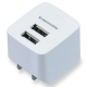 多摩電子工業 AC充電器 USB2ポート 最適充電機能搭載 最大合計2.4A TA77UW