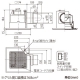 三菱 ダクト用換気扇 天井埋込形 サニタリー用 低騒音形 3段階切替タイプ 24時間換気機能付 接続パイプφ100mm 埋込寸法180mm角 ダクト用換気扇 天井埋込形 サニタリー用 低騒音形 3段階切替タイプ 24時間換気機能付 接続パイプφ100mm 埋込寸法180mm角 VD-10ZLC13 画像2