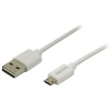 多摩電子工業 USBケーブル USB⇔microUSB リバーシブル端子タイプ 1.2m ホワイト TH72SR12W