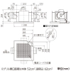 三菱 【生産完了品】ダクト用換気扇 天井埋込形 サニタリー用 低騒音形 2部屋換気用 ステンレスボディ 接続パイプφ100mm 埋込寸法260mm角 ダクト用換気扇 天井埋込形 サニタリー用 低騒音形 2部屋換気用 ステンレスボディ 接続パイプφ100mm 埋込寸法260mm角 VD-15ZFT12 画像2