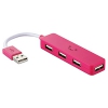 ELECOM USB2.0ハブ バスパワータイプ 4ポート コンパクトタイプ ケーブル長7cm ピンク U2H-SN4NBF4PN
