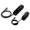 ELECOM USB3.0ハブ セルフパワータイプ 7ポート マグネット付 ケーブル長1m U3H-T719SBK