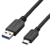 ELECOM USB3.1ケーブル A-TypeCタイプ 1.5m ブラック USB3-AC15BK