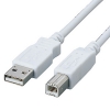 ELECOM フェライトコア内蔵USB2.0ケーブル A-Bタイプ 0.5m USB2-FS05