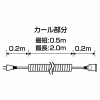 ヤザワ 【販売終了】【アウトレット ワケあり】抜け止めカールコード1個口2mホワイト 【アウトレット ワケあり】抜け止めカールコード1個口2mホワイト H7CL102WH 画像4