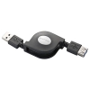 ELECOM USB3.0延長ケーブル 巻取り式 Aオス-Aメスタイプ 0.7m ブラック USB3-RLEA07BK