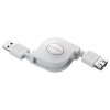ELECOM USB3.0延長ケーブル 巻取り式 Aオス-Aメスタイプ 0.7m ホワイト USB3-RLEA07WH