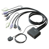 ELECOM パソコン切替器 2台切替 USB・HDMI対応 KVM-HDHDU2