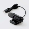 ELECOM Webカメラ 200万画素 オートフォーカス Full HD 内蔵マイク付 ブラック UCAM-C820ABBK