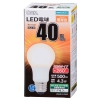 オーム電機(OHM) 【生産完了品】LED電球 E26 40形相当 電球色 LDA4L-GAG5