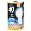 オーム電機(OHM) 【販売終了】LED電球 E26 40形相当 昼光色 全方向 LDA5D-GAG6