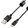 ELECOM USB2.0ケーブル カメラ接続用 A-microBタイプ 長さ1.5m DGW-AMBF15BK