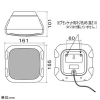 オースミ電機 据置/壁掛スピーカシステム ロー・インピーダンス 据置/壁掛スピーカシステム ロー・インピーダンス OE-636Ⅱ(B) 画像2