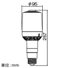 岩崎電気 LED電球 《LEDioc LEDライトバルブF》 124W 水銀ランプ400W相当 電球色 E39口金 LED電球 《LEDioc LEDライトバルブF》 124W 水銀ランプ400W相当 電球色 E39口金 LDS124L-G-E39FA 画像3