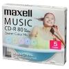 マクセル 【生産完了品】音楽用CD-R 《Sweet Color Mix Series》 80分 5枚入 音楽用CD-R 《Sweet Color Mix Series》 80分 5枚入 CDRA80PSM.5S 画像1