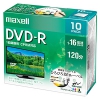 マクセル 【生産完了品】DVD-R 片面4.7GB 1〜16倍速記録対応 CPRM対応 10枚入 DRD120WPE.10S