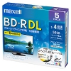 マクセル 録画用BD-R 2層50GB 1〜4倍速記録対応 5枚入 BRV50WPE.5S