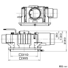 パナソニック 小口径セントラル換気システム 天井埋込形 標準タイプ 適用パイプφ100・125mm 小口径セントラル換気システム 天井埋込形 標準タイプ 適用パイプφ100・125mm FY-20KC6A 画像3