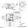 パナソニック 給気清浄フィルターユニット 微小粒子用フィルター搭載 埋込寸法□320mm チューブ径φ150mm 給気清浄フィルターユニット 微小粒子用フィルター搭載 埋込寸法□320mm チューブ径φ150mm FY-BFB062CL 画像2