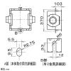 パナソニック 給気清浄フィルターユニット 天井埋込カセット形 埋込寸法□320mm チューブ径φ100mm 給気清浄フィルターユニット 天井埋込カセット形 埋込寸法□320mm チューブ径φ100mm FY-BFG042 画像3