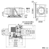 パナソニック 給気清浄フィルターユニット 天井埋込カセット形 埋込寸法□320mm チューブ径φ150mm 給気清浄フィルターユニット 天井埋込カセット形 埋込寸法□320mm チューブ径φ150mm FY-BFG062 画像2