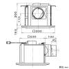 パナソニック 天井埋込形換気扇 サニタリー用 BL認定品 埋込寸法□240mm パイプ径φ100mm 風圧式高気密シャッター付 天井埋込形換気扇 サニタリー用 BL認定品 埋込寸法□240mm パイプ径φ100mm 風圧式高気密シャッター付 FY-24C6BL 画像2