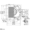 パナソニック 天井埋込形換気扇 サニタリー用 BL認定品 埋込寸法□240mm パイプ径φ100mm 風圧式気密シャッター付 天井埋込形換気扇 サニタリー用 BL認定品 埋込寸法□240mm パイプ径φ100mm 風圧式気密シャッター付 FY-24CK6BLS 画像3