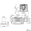 パナソニック 天井埋込形換気扇 ルーバーセットタイプ 2室用 大風量形 埋込寸法□240mm パイプ径φ100mm 電気式高気密シャッター付 天井埋込形換気扇 ルーバーセットタイプ 2室用 大風量形 埋込寸法□240mm パイプ径φ100mm 電気式高気密シャッター付 FY-24CPKSS8 画像2