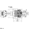 パナソニック 天井埋込形換気扇 ルーバーセットタイプ 2室用 大風量形 埋込寸法□240mm パイプ径φ100mm 電気式高気密シャッター付 天井埋込形換気扇 ルーバーセットタイプ 2室用 大風量形 埋込寸法□240mm パイプ径φ100mm 電気式高気密シャッター付 FY-24CPKSS8 画像3