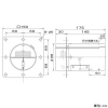 パナソニック 防火ダンパー パイプ径φ100mm 点検口付 防火ダンパー パイプ径φ100mm 点検口付 FY-04DMB 画像2