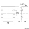 パナソニック 木枠 組立式 25cm有圧換気扇用 木枠 組立式 25cm有圧換気扇用 FY-KWU25 画像2