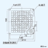 東芝 【生産完了品】パイプ用ファン 風量形 格子タイプ トイレ・洗面所・浴室・居間用 SL端子付 接続ダクトφ150mm パイプ用ファン 風量形 格子タイプ トイレ・洗面所・浴室・居間用 SL端子付 接続ダクトφ150mm VFP-12TPL4 画像2