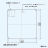 東芝 パイプ用ファン ≪ぴたハネ&#8545;≫ 圧力形 電動パネルタイプ トイレ・洗面所・浴室用 接続ダクトφ150mm パイプ用ファン ≪ぴたハネ&#8545;≫ 圧力形 電動パネルタイプ トイレ・洗面所・浴室用 接続ダクトφ150mm VFP-12XSY4 画像2