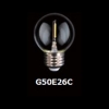 東西電気産業 【ケース販売特価 25個セット】G50形フィラメントLED E26 クリア TZG50E26C-0.8-110/21_set