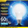 ヒロコーポレーション 【販売終了】【Natulux】LED電球 一般電球形 60W形相当 昼光色 口金E26 密閉型器具対応 HLE-60DK