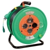日動工業 電工ドラム Xw-EB33-S アース・漏電遮断器付 15A 30m 防雨・防塵型ドラム 100V 屋外型 標準型 NPW-EB33-S